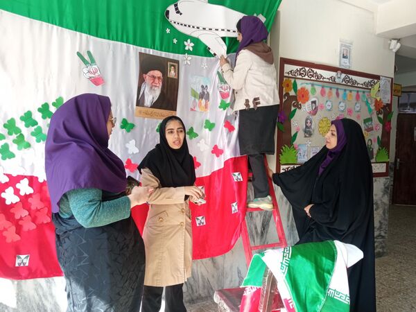 فضاسازی مدرسه نرجس 1 و 2 