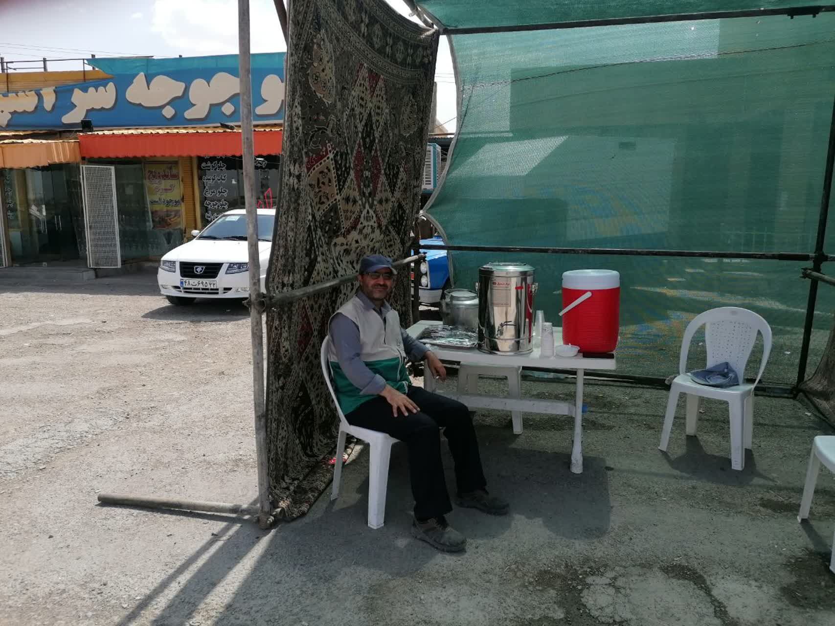 برپایی موکب عاشورایی اربعین حسینی در شیروان