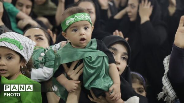 شیرخوارگان حسینی در مصلی پاکدشت؛ تجلی عشق به کوچک‌ترین سربازان عاشورا