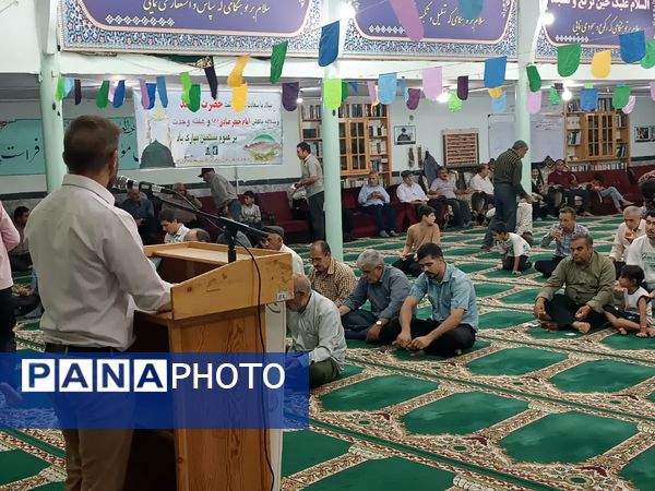 جشن میلاد حضرت محمد(ص) در مسجد صاحب الزمان آشخانه