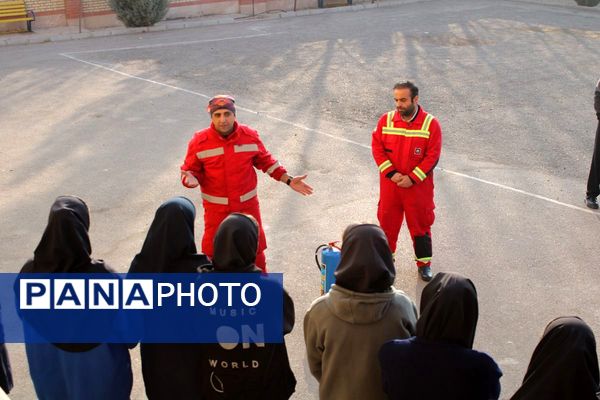 مانور سراسری زلزله و ایمنی در پردیس