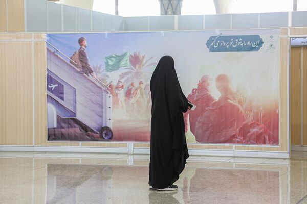 اعزام مسافران اربعینی از فرودگاه شهید بهشتی اصفهان به نجف اشرف