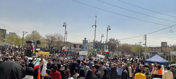 راهپیمایی روز قدس در شهرستان سملقان 