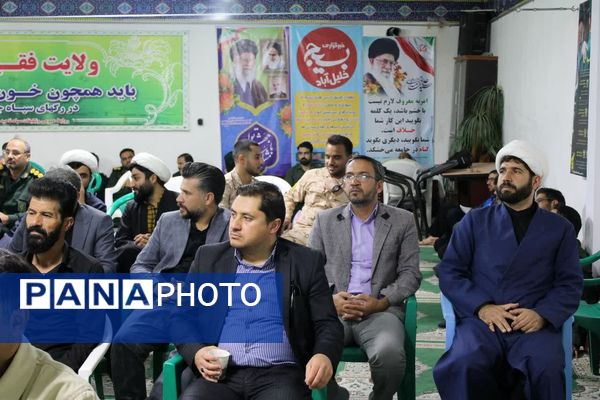 مراسم گرامیداشت شهید مقاومت در محل سپاه ناحیه شهرستان خلیل‌آباد