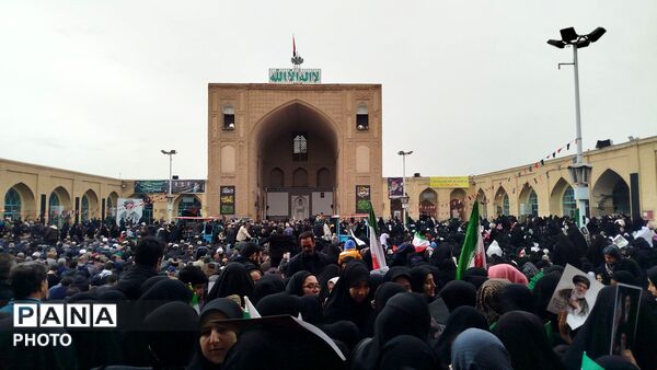اقامه نماز عبادی سیاسی جمعه در روز قدس نیشابور 
