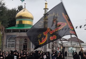 پیاده‌روی جاماندگان اربعین حسینی در فومن