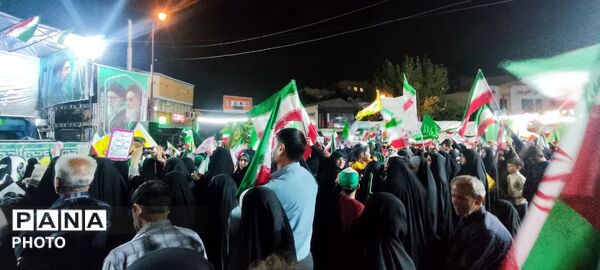 شکوه پرشور مردم در میدان خراسان در عید بزرگ غدیر