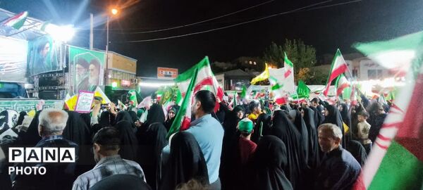 شکوه پرشور مردم در میدان خراسان در عید بزرگ غدیر