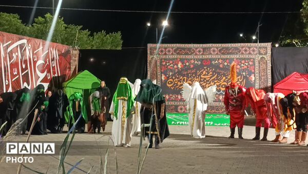 مراسم شبیه خوانی در میدان باغشمال تبریز