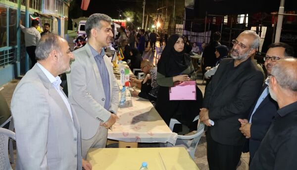 برپایی موکب خدمت در گلستان شهدای اصفهان با حضور فرماندار اصفهان 