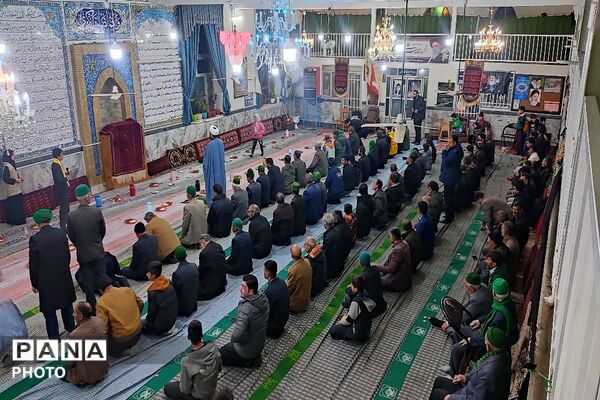 ضیافت افطاری همراه با نماز جماعت مغرب و عشاء در مسجد جامع شهر بار 