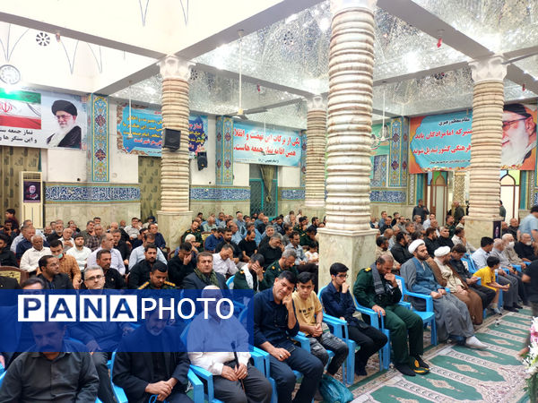  مراسم سوگواری شهادت آیت‌الله سید ابراهیم رئیسی و هیات همراه ایشان در بهبهان