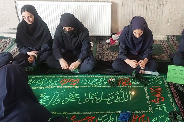  مراسم شهادت حضرت فاطمه زهرا(س) در مدارس بهارستان‌دو