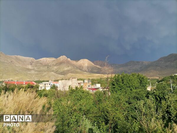 بارش شدید باران در اواخر خرداد ماه در شهر بار 