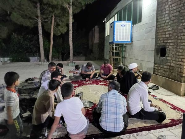 مراسم سوگواری در ایام ماه صفر در روستای نقاب