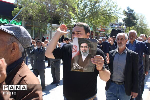 برگزاری مراسم عزاداری رهبر شهید در شهر آشخانه