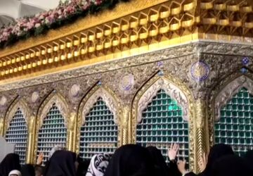 جلوه هایی از عزاداری سالروز رحلت حضرت معصومه(س) در قم