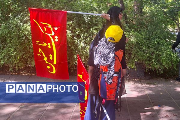 مراسم راهپیمایی جاماندگان اربعین حسینی در شیراز