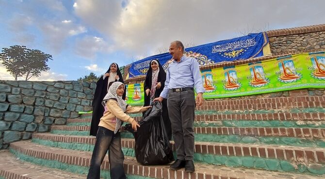 عشق و اخلاص کنار هم در جشن بزرگ غدیر 