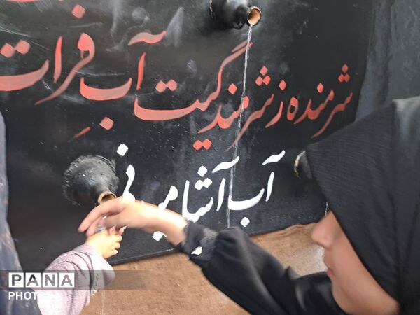 حضور پرشور مردم در عزاداری ابا عبدالله الحسین در روستای حسنکدر 