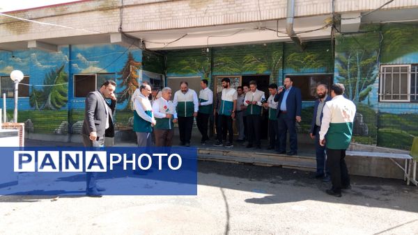 مراسم استقبال از زائر اولی‌های مددجویان مرکز توانبخشی فردوس اهر