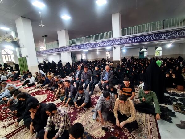 مراسم دعای عرفه در شهر درق