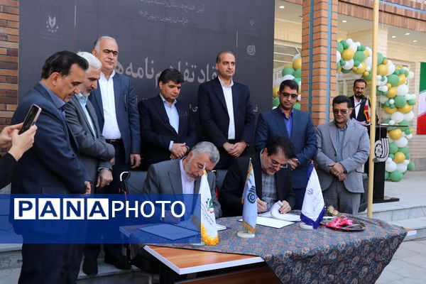 آیین افتتاح و بهره برداری هنرستان وابسته مهارت بنیان رضوی