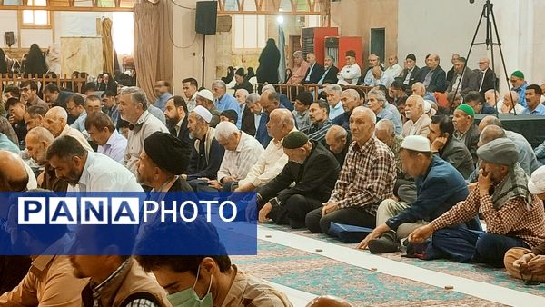 نماز جمعه در حرم مطهر امامزاده جعفر بن موسی الکاظم (ع) پیشوا 