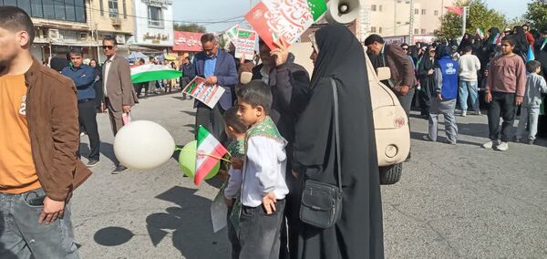 راهپیمایی پرشور مردم جیرفت
