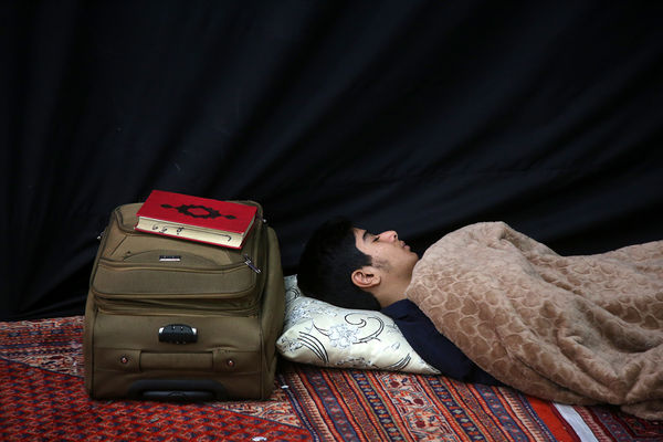 اعتکاف خادمان نوجوان حرم حضرت معصومه(س)