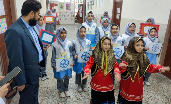 افتتاح اتاق بهداشت و روز جهانی غذا در دبستان شهیده کفاش ناحیه ۶ مشهد مقدس