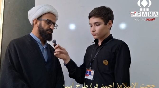 دسته عزاداری دانش‌آموزان دبیرستان شادیان به مناسبت سالروز وفات حضرت معصومه(س)