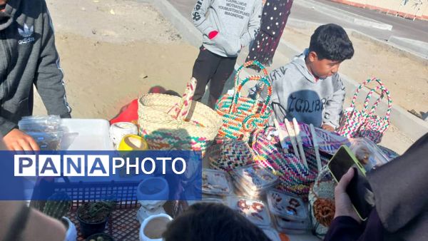 بازارچه دانش‌آموزی در منطقه فین