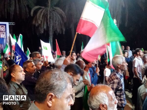 مردم فین هرمزگان با آرمان‌های انقلاب اسلامی