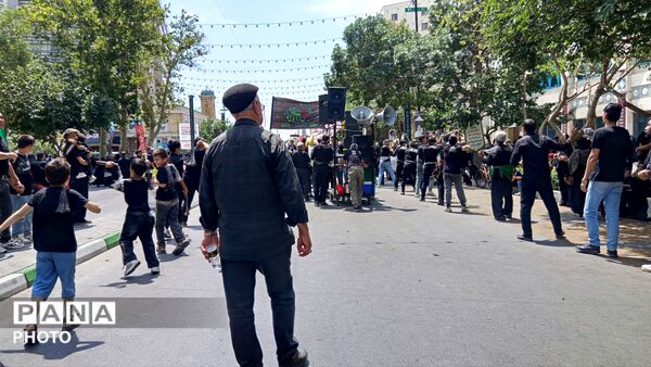 عزاداری مردم بلوار توس مشهد