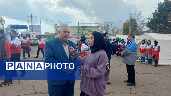 برنامه متمرکز مانور سراسری زلزله در زنجان