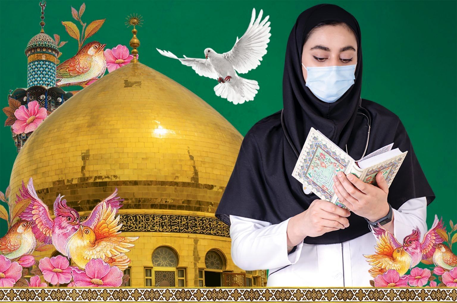 پاسداشت پرستاری به سبک بانوی قهرمان کربلا