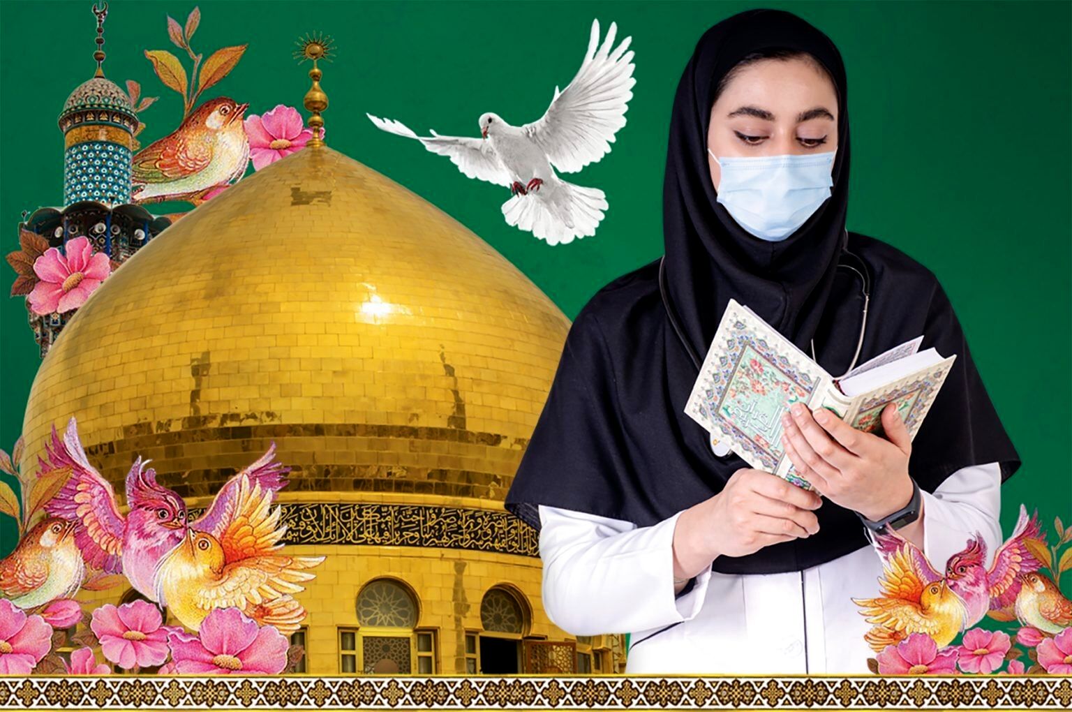 پاسداشت پرستاری به سبک بانوی قهرمان کربلا