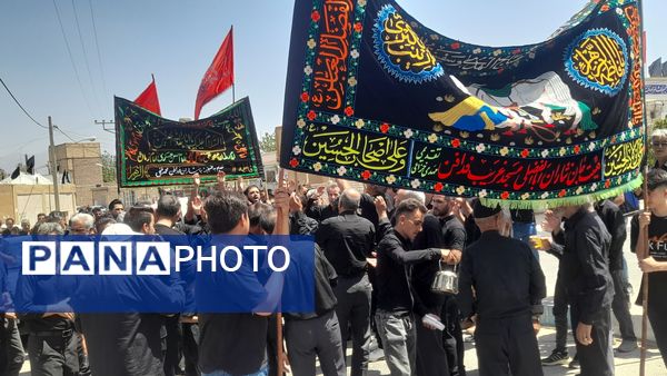 روز هشتم محرم دسته روی هیئت جانثاران ابوالفضلی روستای فدافن