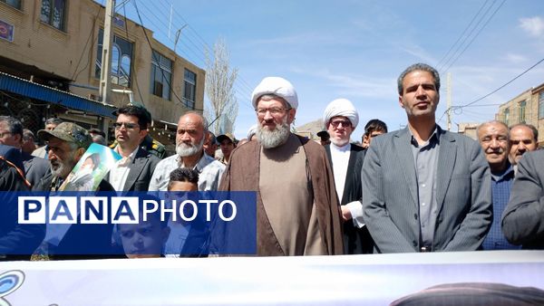 راهپیمایی روز دشمن‌شکن قدس در شهرستان بن 