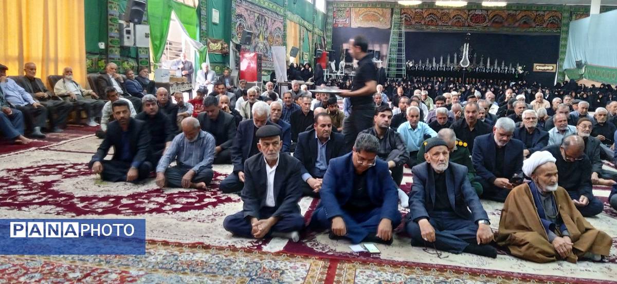 برگزاری دعای ندبه و یادواره شهدای خدمت در تکیه حسینی خلیل آباد