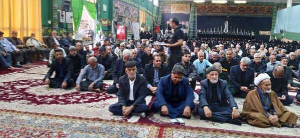 برگزاری دعای ندبه و یادواره شهدای خدمت در تکیه حسینی خلیل آباد