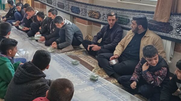 مراسم عزاداری دهه فاطمیه در دبیرستان ابن‌ سینا شهرستان بن 