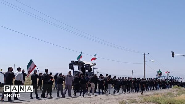 عزاداری هیات قمر بنی هاشم(ع) در روستای مومن آباد قم 