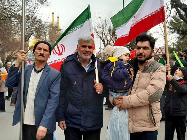 خیابان‌های همدان در ۲۲ بهمن تابلوی تمام‌نمای وحدت ملی