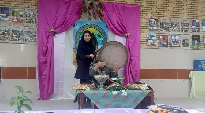 میلاد عدل گستر در هنرستان برادران توکلی زرقان