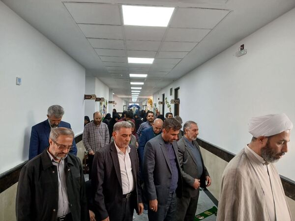 آیین افتتاح همزمان دبستان و کلنگ‌زنی سالن مطالعه مجموعه امام حسین(ع) در مشهد