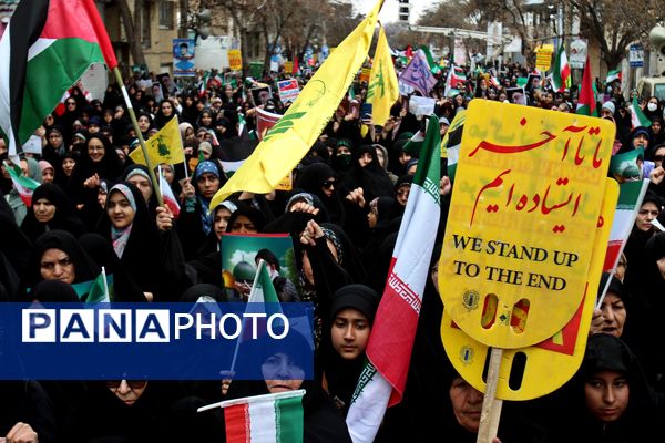 راهپیمایی روز قدس در زنجان 