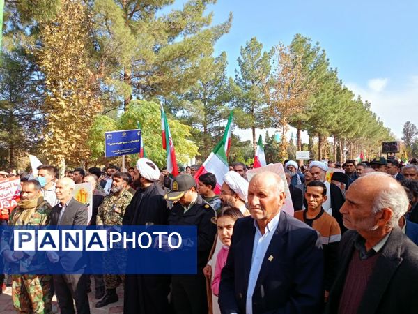 راهپیمایی جمعه خشم در شهرستان کاشمر 