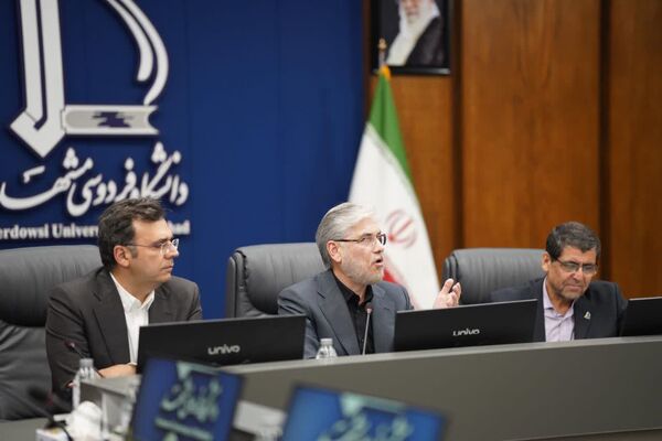 آیین بازگشایی سالن شورای دانشگاه فردوسی مشهد و امضای دو تفاهم‌نامه همکاری با شرکت‌های فناور